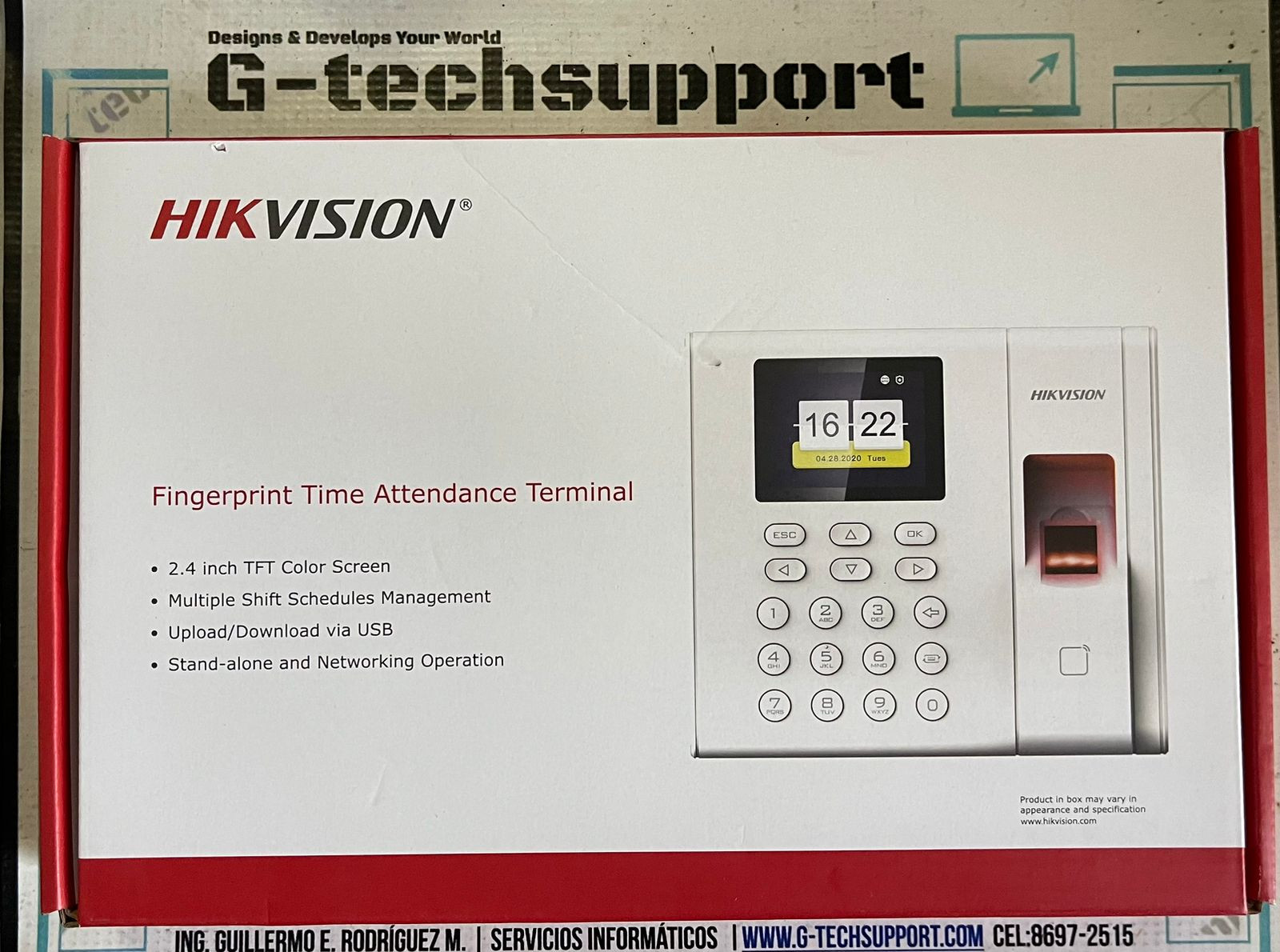 Hikvision Reloj Biometrico